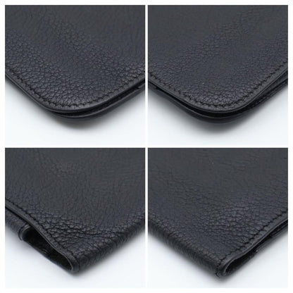 Hermes Dogon GM Taurillon Black Gold Wallet — view 8