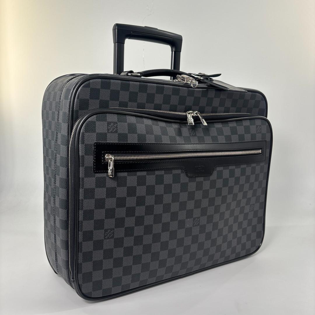 Louis Vuitton Damier Graphite Pilot Case Carry Travel Bag — view 3