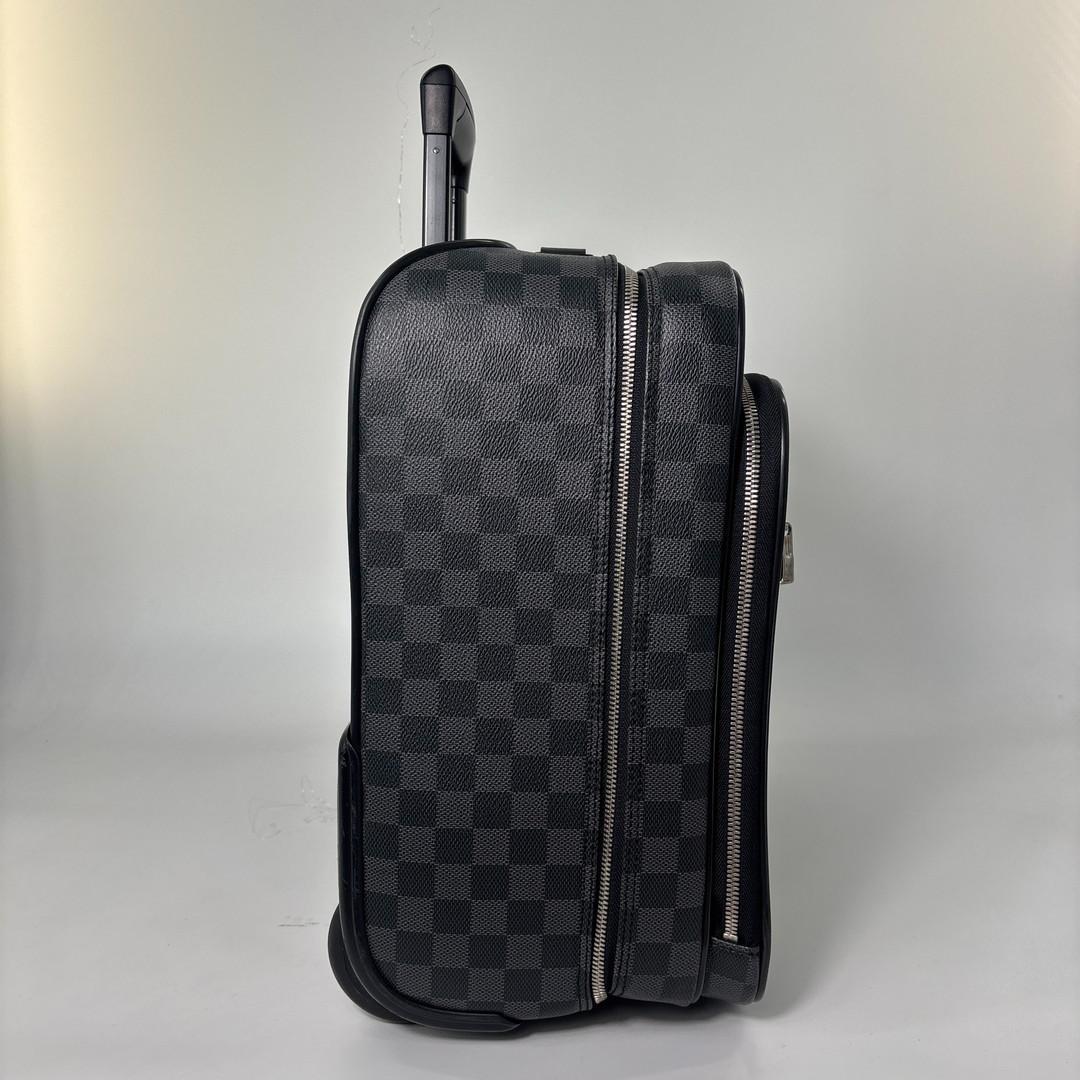Louis Vuitton Damier Graphite Pilot Case Carry Travel Bag — view 4