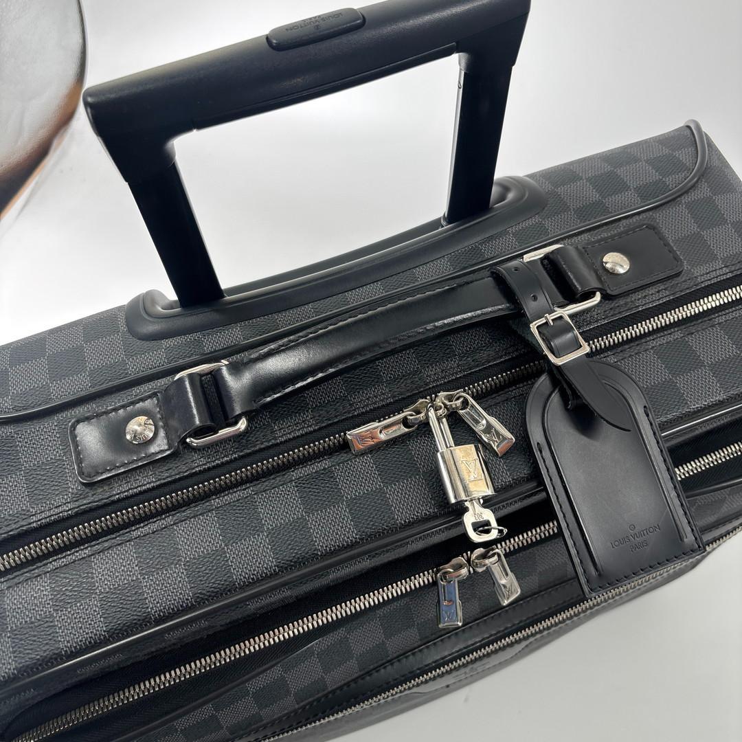 Louis Vuitton Damier Graphite Pilot Case Carry Travel Bag — view 6