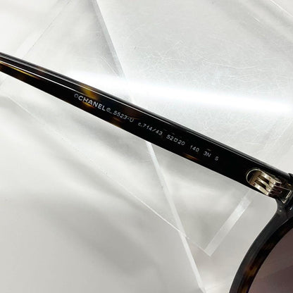 Chanel Sunglasses CC Logo Eyewear Brown — view 9