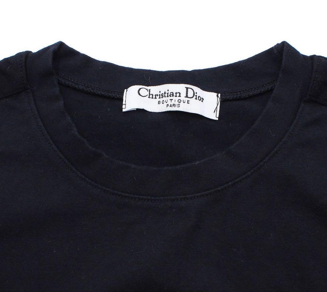 Dior Logo Cotton Long T-Shirt — view 4