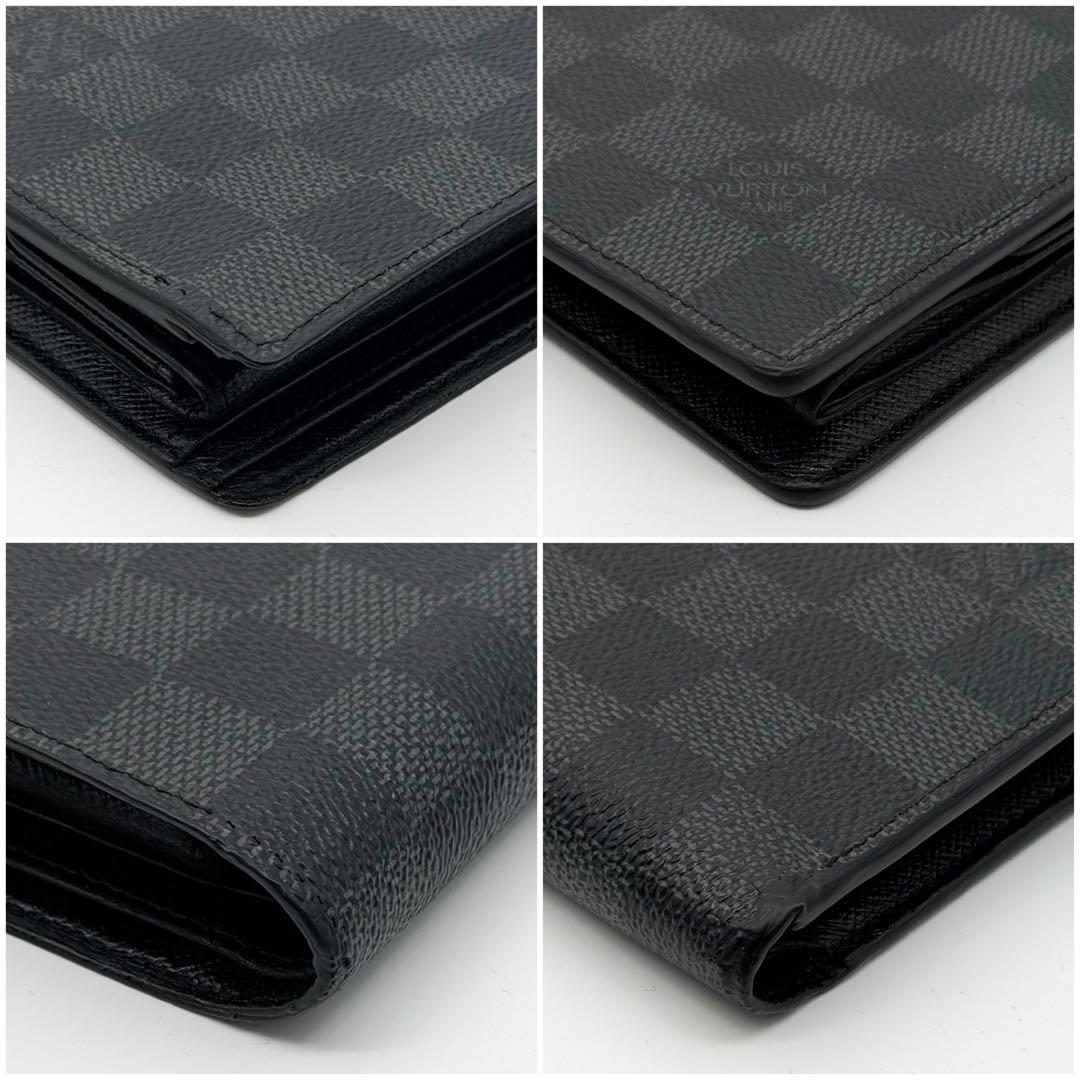 Louis Vuitton Portefeuille Marco Damier Graphite Bifold Compact Wallet — view 5