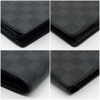 Louis Vuitton Portefeuille Marco Damier Graphite Bifold Compact Wallet — view 5