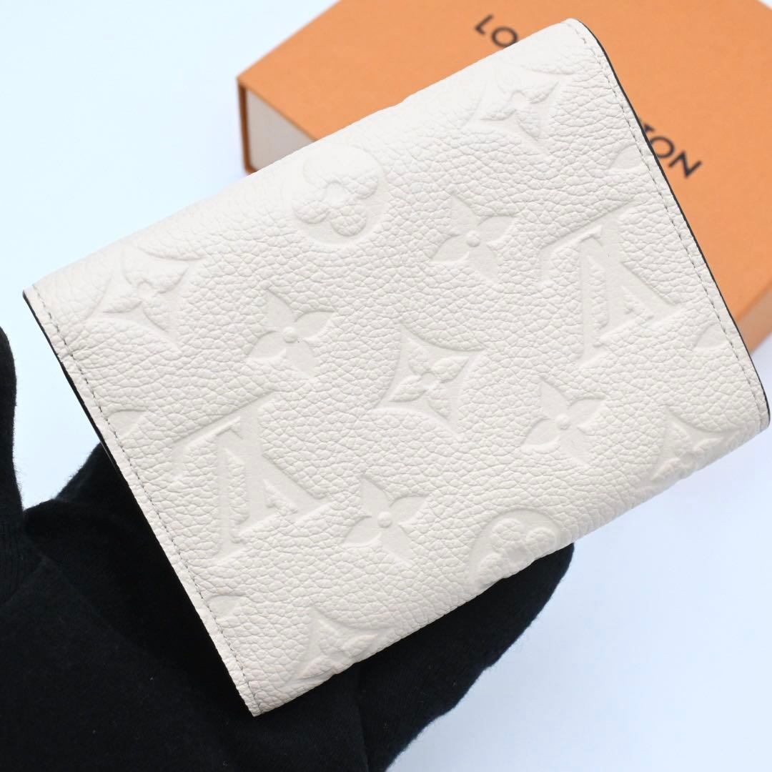 Louis Vuitton Empreinte Portefeuille Victorine White Wallet — view 2
