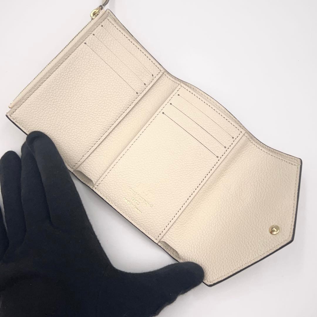 Louis Vuitton Empreinte Portefeuille Victorine White Wallet — view 3