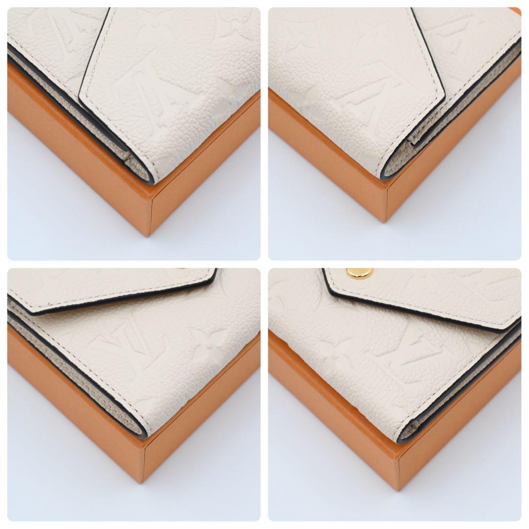 Louis Vuitton Empreinte Portefeuille Victorine White Wallet — view 7