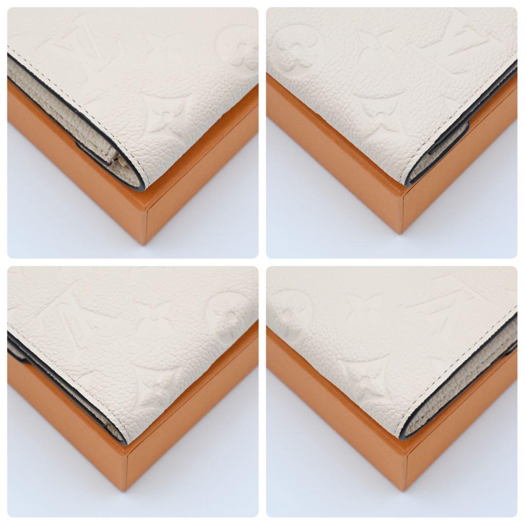 Louis Vuitton Empreinte Portefeuille Victorine White Wallet — view 8