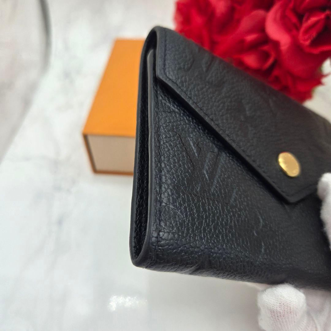 Louis Vuitton Monogram Empreinte Portefeuille Victorine Fold Wallet — view 5