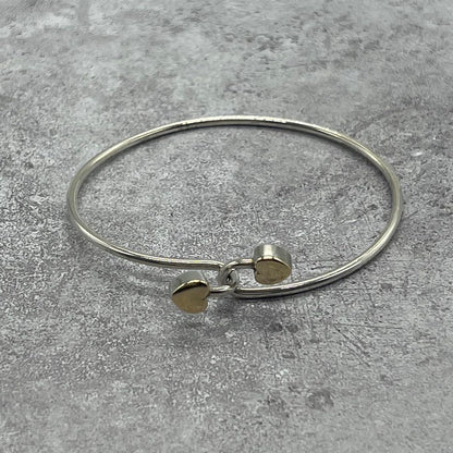 Tiffany & Co Double Heart Hook Bangle Combination Bracelet