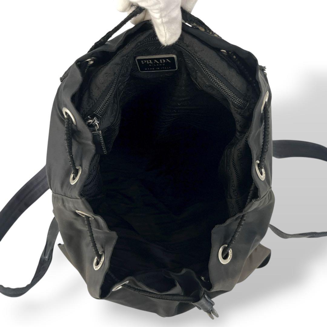 Archive Y2k 00s Prada Backpack Black