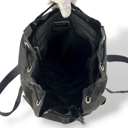 Archive Y2k 00s Prada Backpack Black