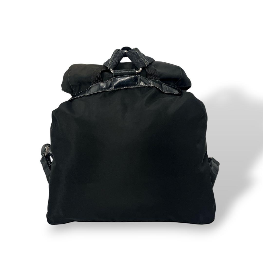 Archive Y2k 00s Prada Backpack Black