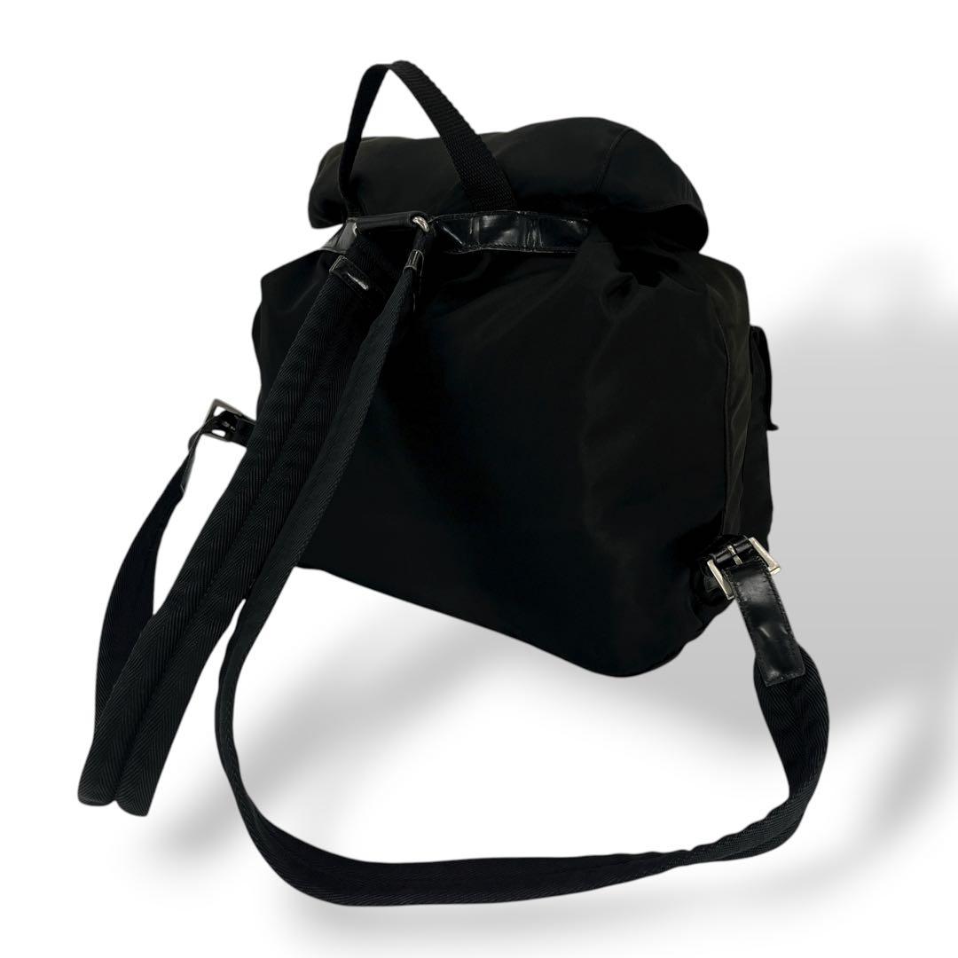 Archive Y2k 00s Prada Backpack Black
