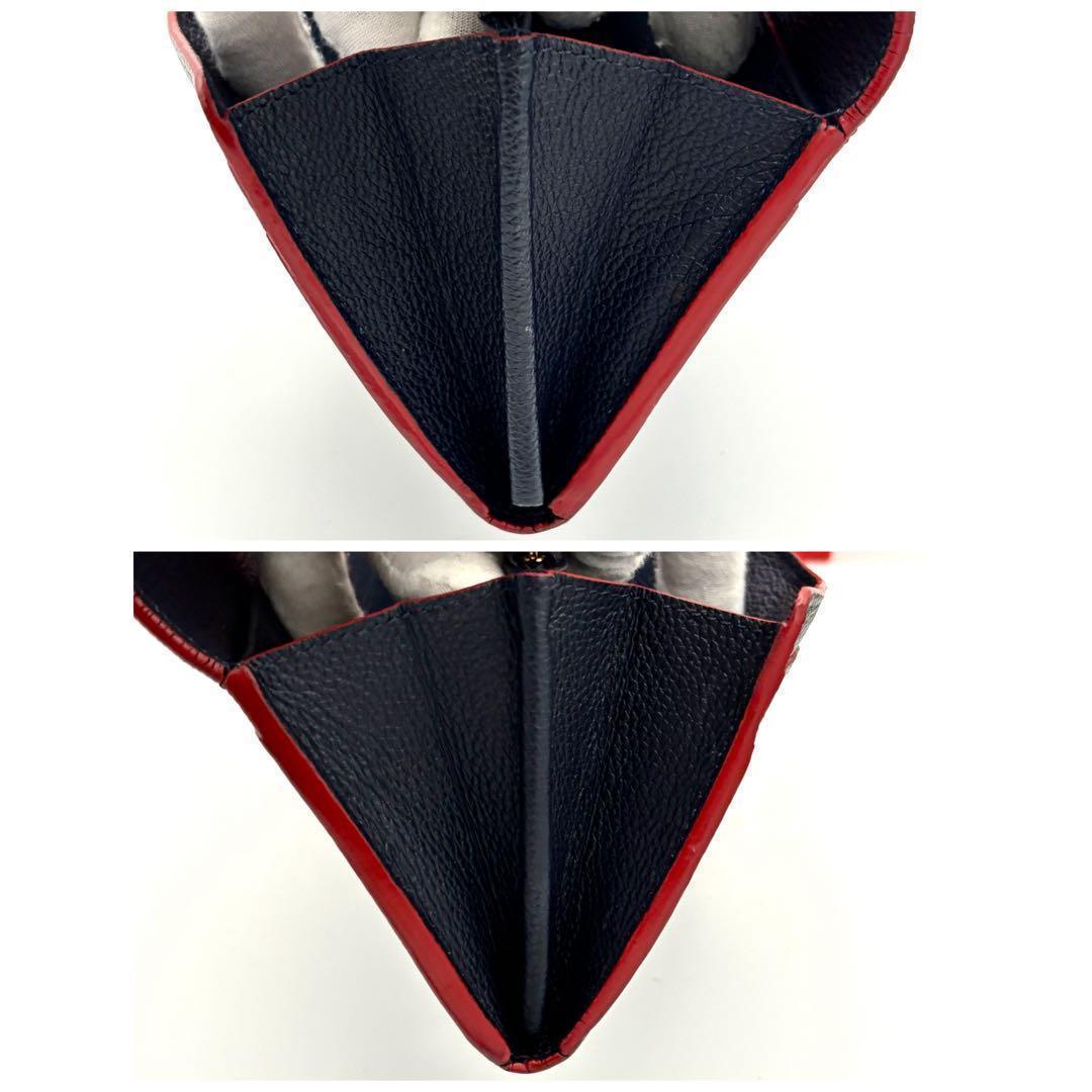 Louis Vuitton Monogram Empreinte Portefeuille Sarah Wallet Navy Blue — view 8