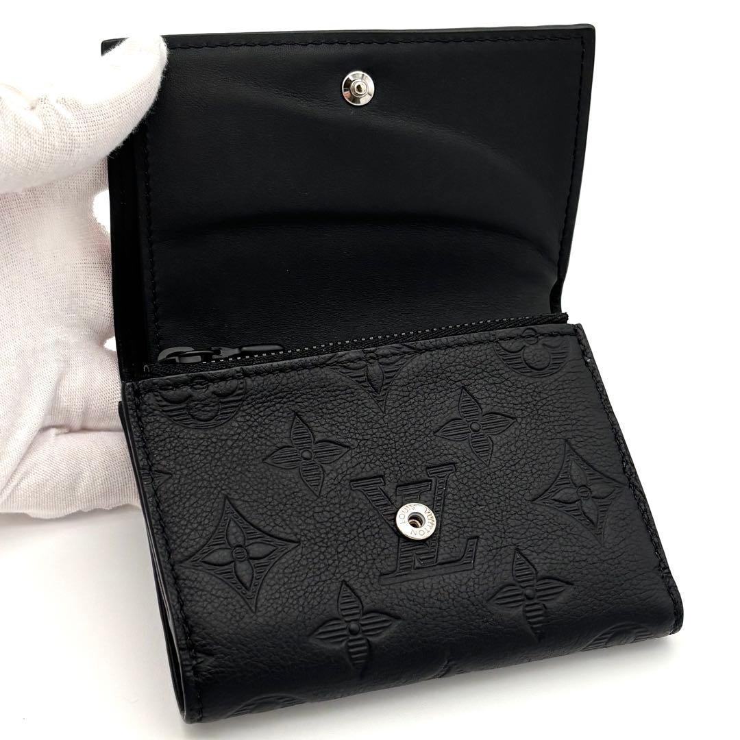 Louis Vuitton Victor Wallet Monogram Shadow Black — view 3