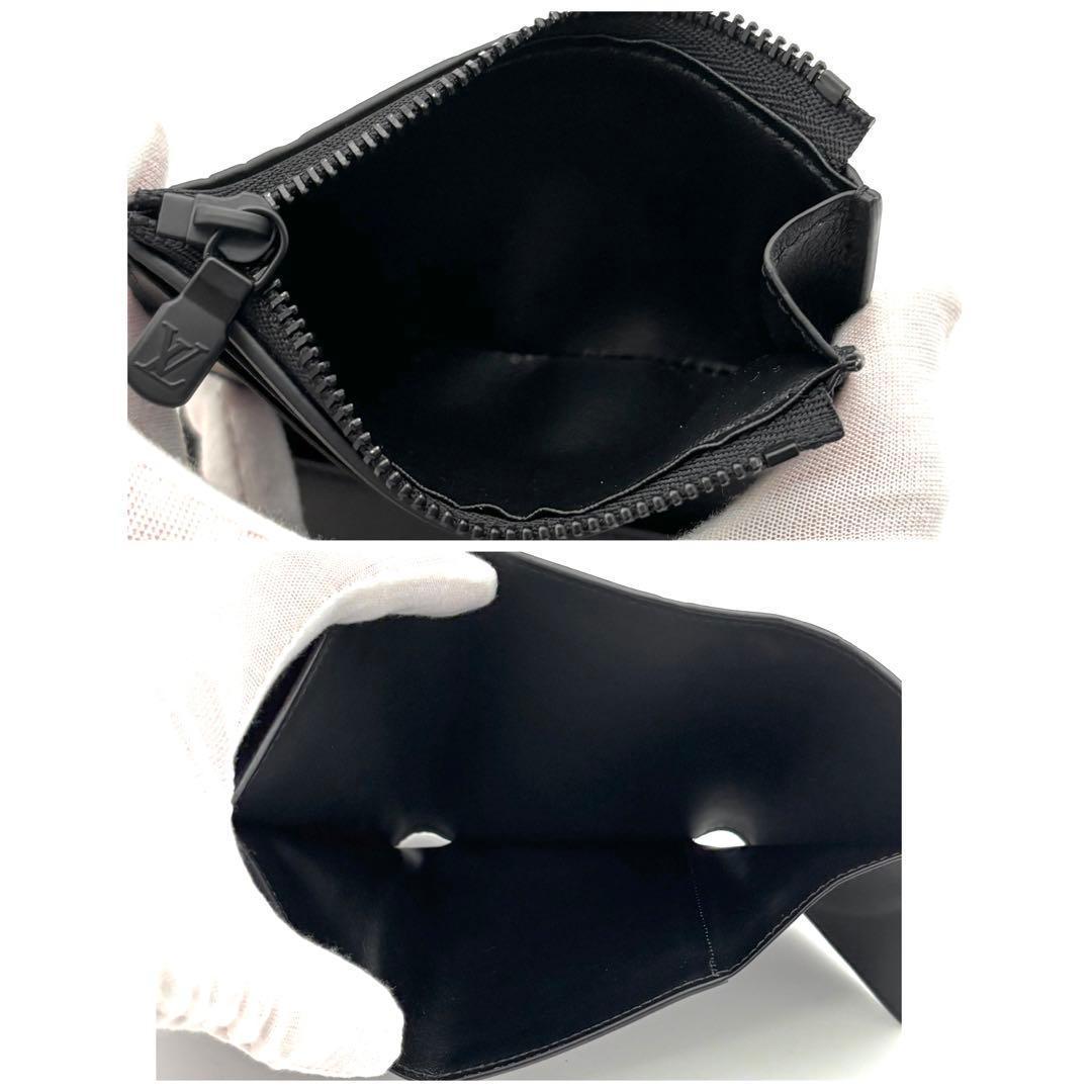 Louis Vuitton Victor Wallet Monogram Shadow Black — view 5