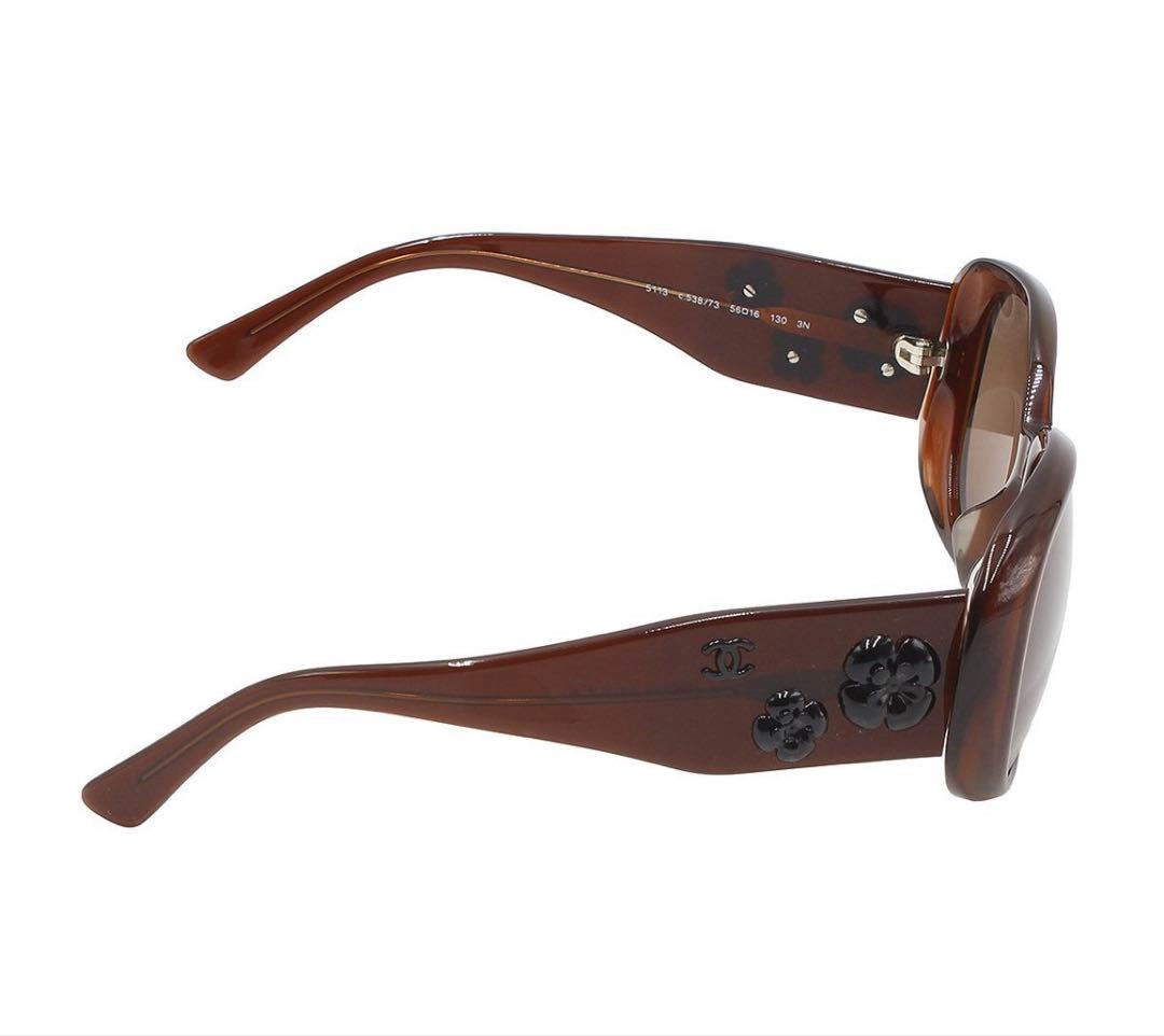Chanel Camellia Tortoiseshell Sunglasses Eyewear — view 5