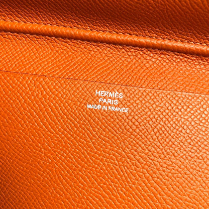Hermes Notebook Cabas - Agenda Vision Orange Leather