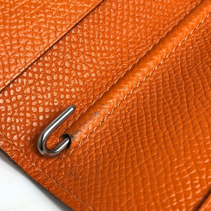 Hermes Notebook Cabas - Agenda Vision Orange Leather