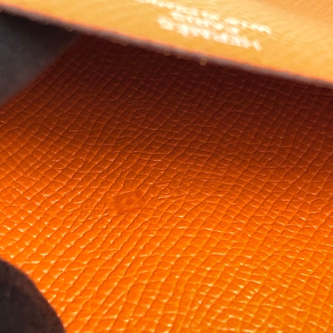 Hermes Notebook Cabas - Agenda Vision Orange Leather