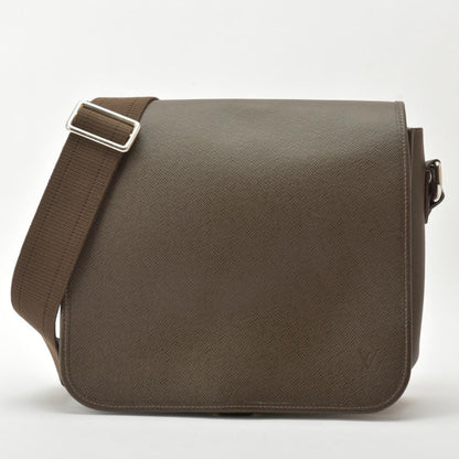 Louis Vuitton Andrey Shoulder Bag Taiga Leather Brown