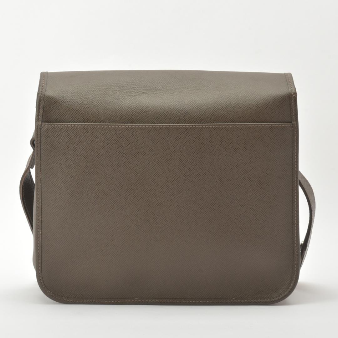 Louis Vuitton Andrey Shoulder Bag Taiga Leather Brown