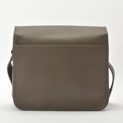 Louis Vuitton Andrey Shoulder Bag Taiga Leather Brown