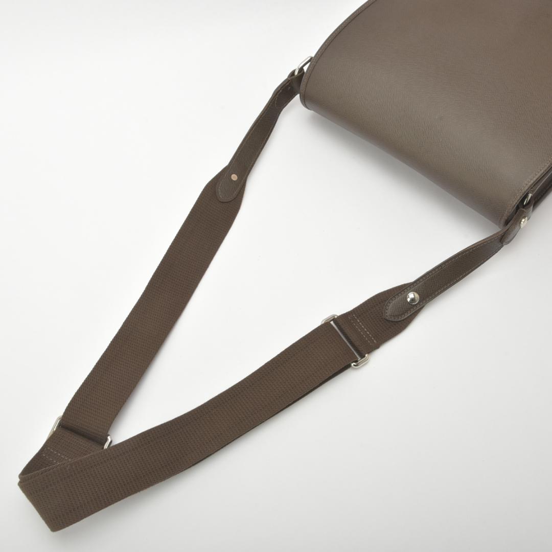 Louis Vuitton Andrey Shoulder Bag Taiga Leather Brown