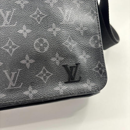 Louis Vuitton Monogram Eclipse District PM Shoulder Bag — view 6