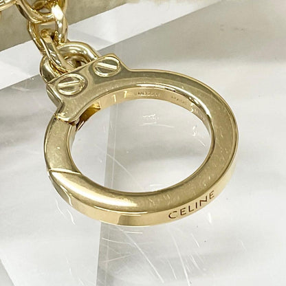 Celine Triomphe Pom Charm Dog Beige
