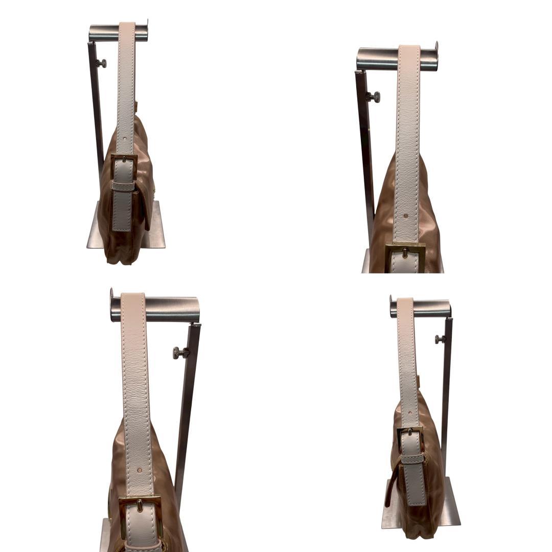 Fendi Rhinestone Satin Bucket Bag Hb05058