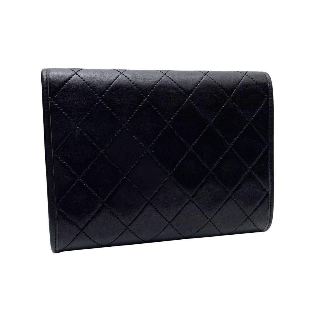 Chanel Mini Quilted Chain Shoulder Bag CC Logo Black — view 2