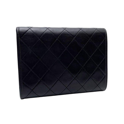 Chanel Mini Quilted Chain Shoulder Bag CC Logo Black — view 2