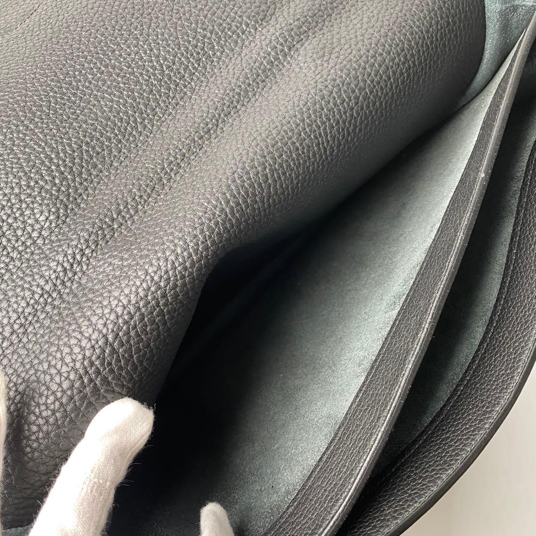 Hermes Hermes Sac A Depeches 38 Noir Black Togo Gold Hardware