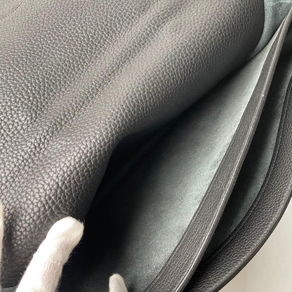 Hermes Hermes Sac A Depeches 38 Noir Black Togo Gold Hardware