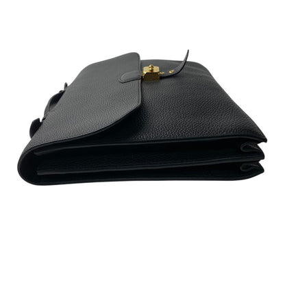 Hermes Hermes Sac A Depeches 38 Noir Black Togo Gold Hardware