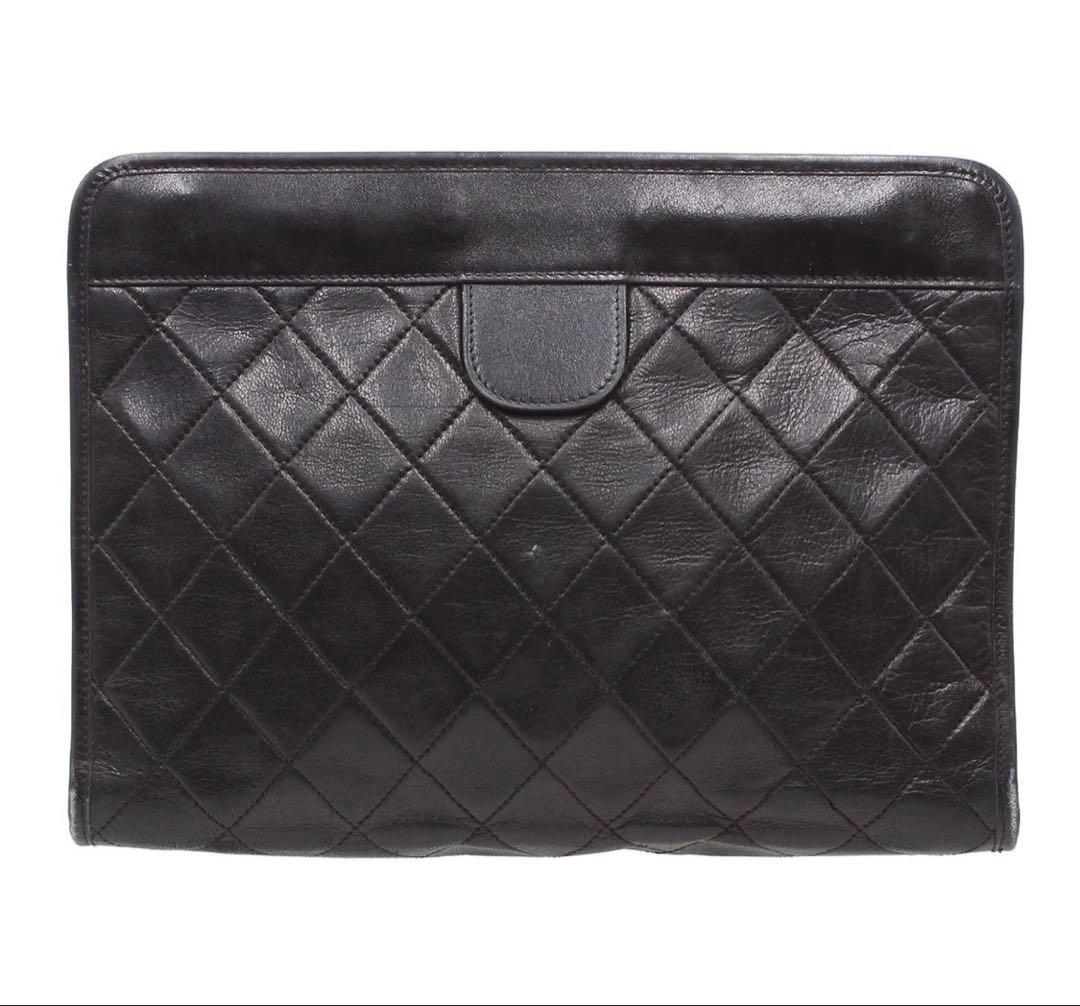 Chanel Matelasse Cocoma Clamskin Clutch/second Bag