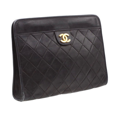 Chanel Matelasse Cocoma Clamskin Clutch/second Bag