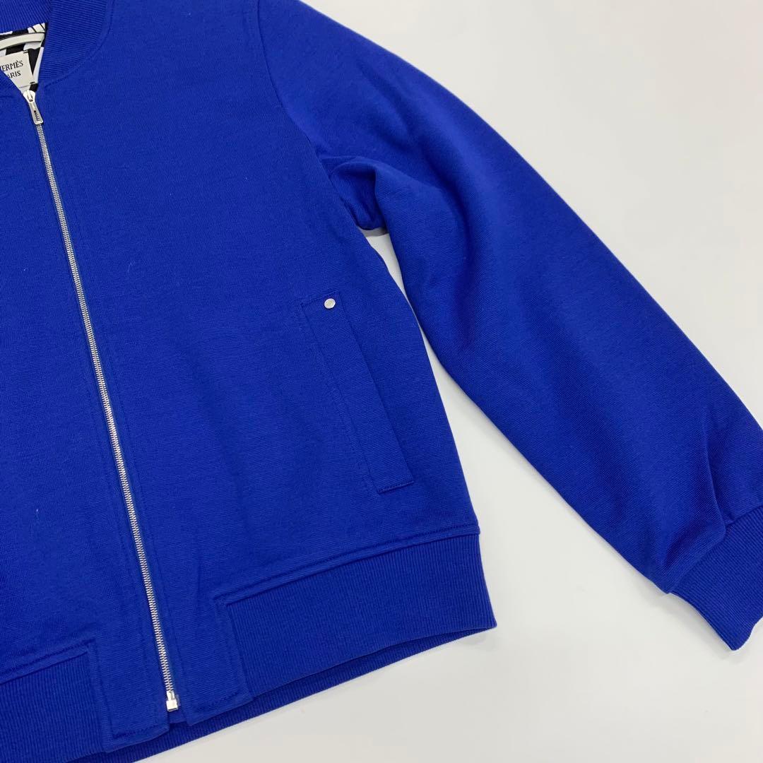 Hermes Set Up Jacket Pants Cotton Blue