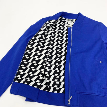 Hermes Set Up Jacket Pants Cotton Blue