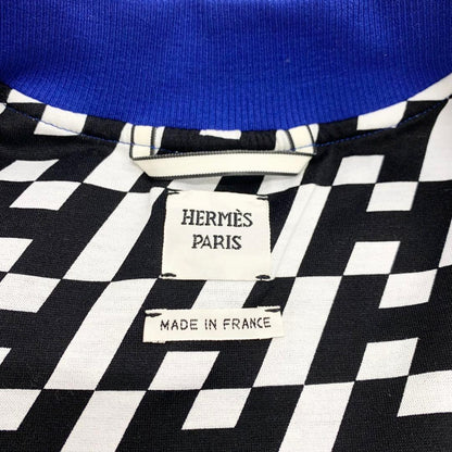 Hermes Set Up Jacket Pants Cotton Blue