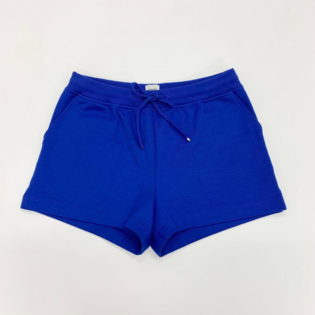 Hermes Set Up Jacket Pants Cotton Blue