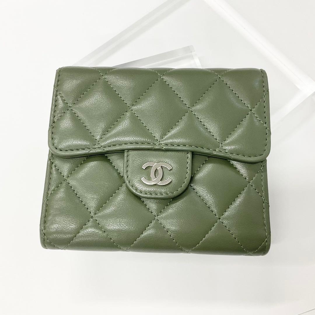 Chanel Lambskin Classic Small Wallet Coin Case — view 2