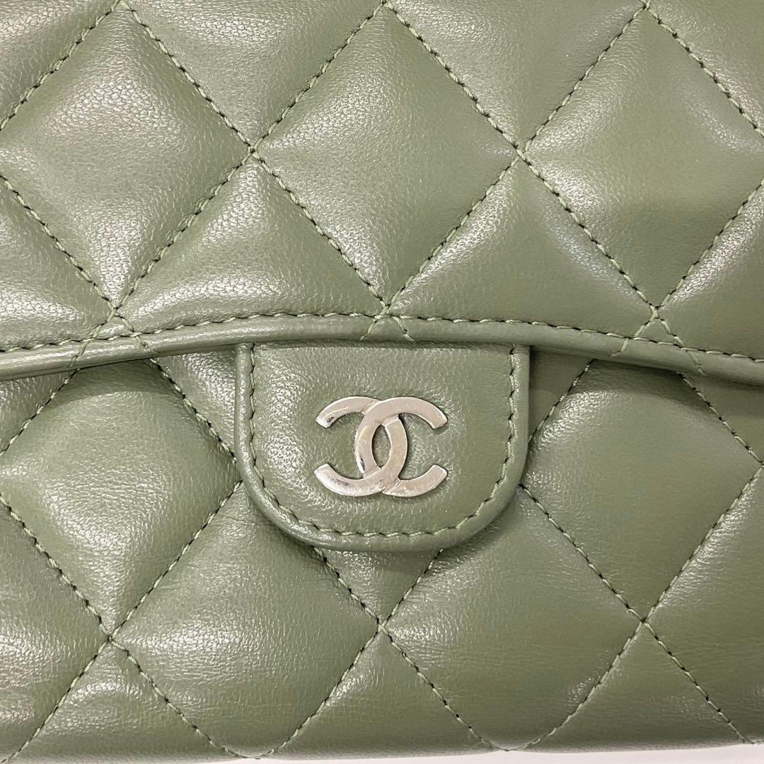 Chanel Lambskin Classic Small Wallet Coin Case — view 4