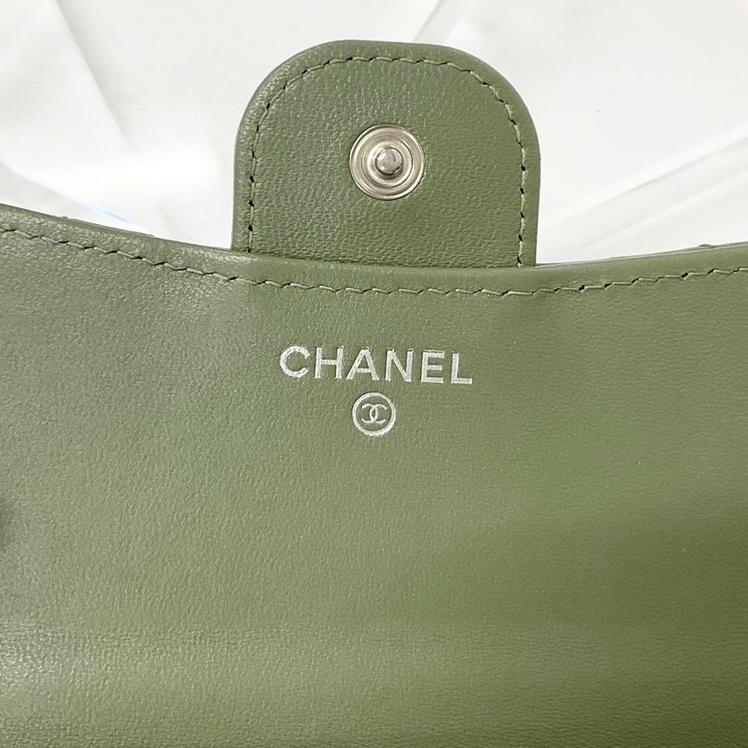 Chanel Lambskin Classic Small Wallet Coin Case — view 6