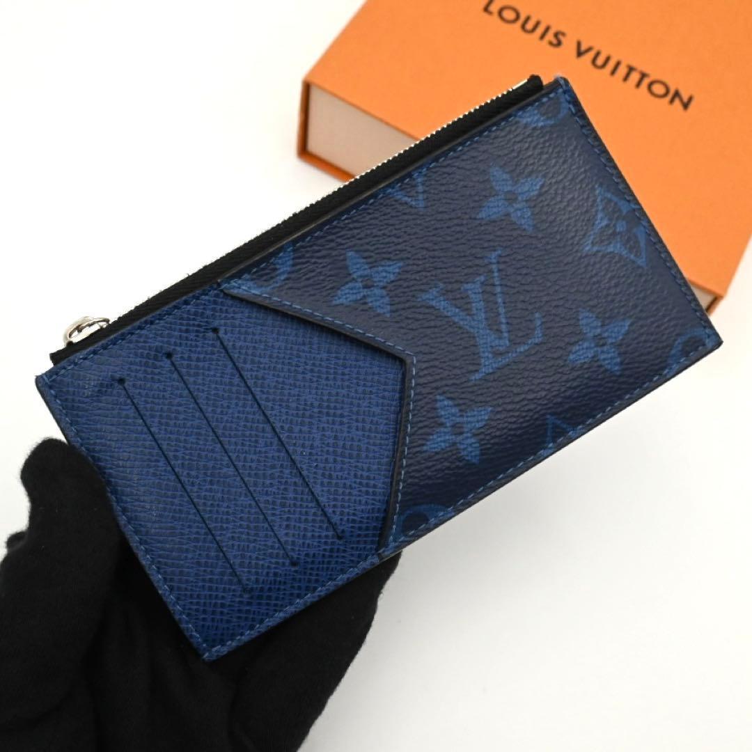 Louis Vuitton Taigarama Coin Card Holder Purse