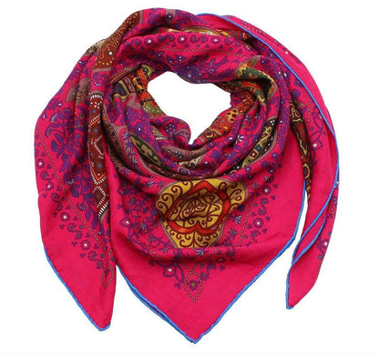 Hermes Cashmere Silk Carre 140 Large Shawl Scarf — view 2
