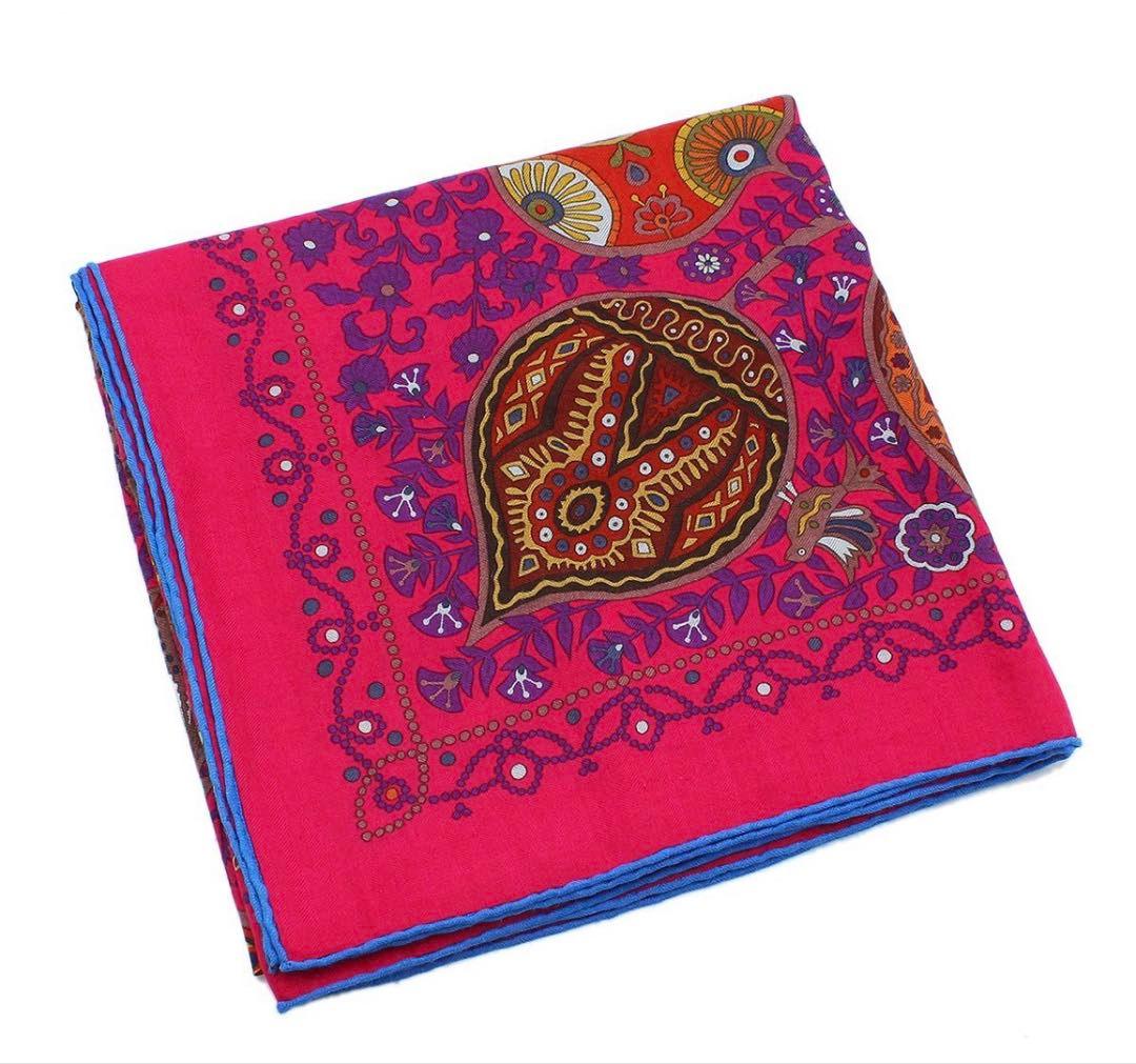 Hermes Cashmere Silk Carre 140 Large Shawl Scarf — view 3