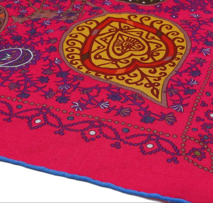 Hermes Cashmere Silk Carre 140 Large Shawl Scarf — view 4